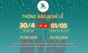 Sơn An Hương Sơn thông báo nghỉ lễ 30/4 1/5